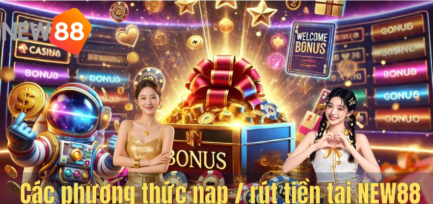 Các phương thức nạp / rút tiền tại NEW88